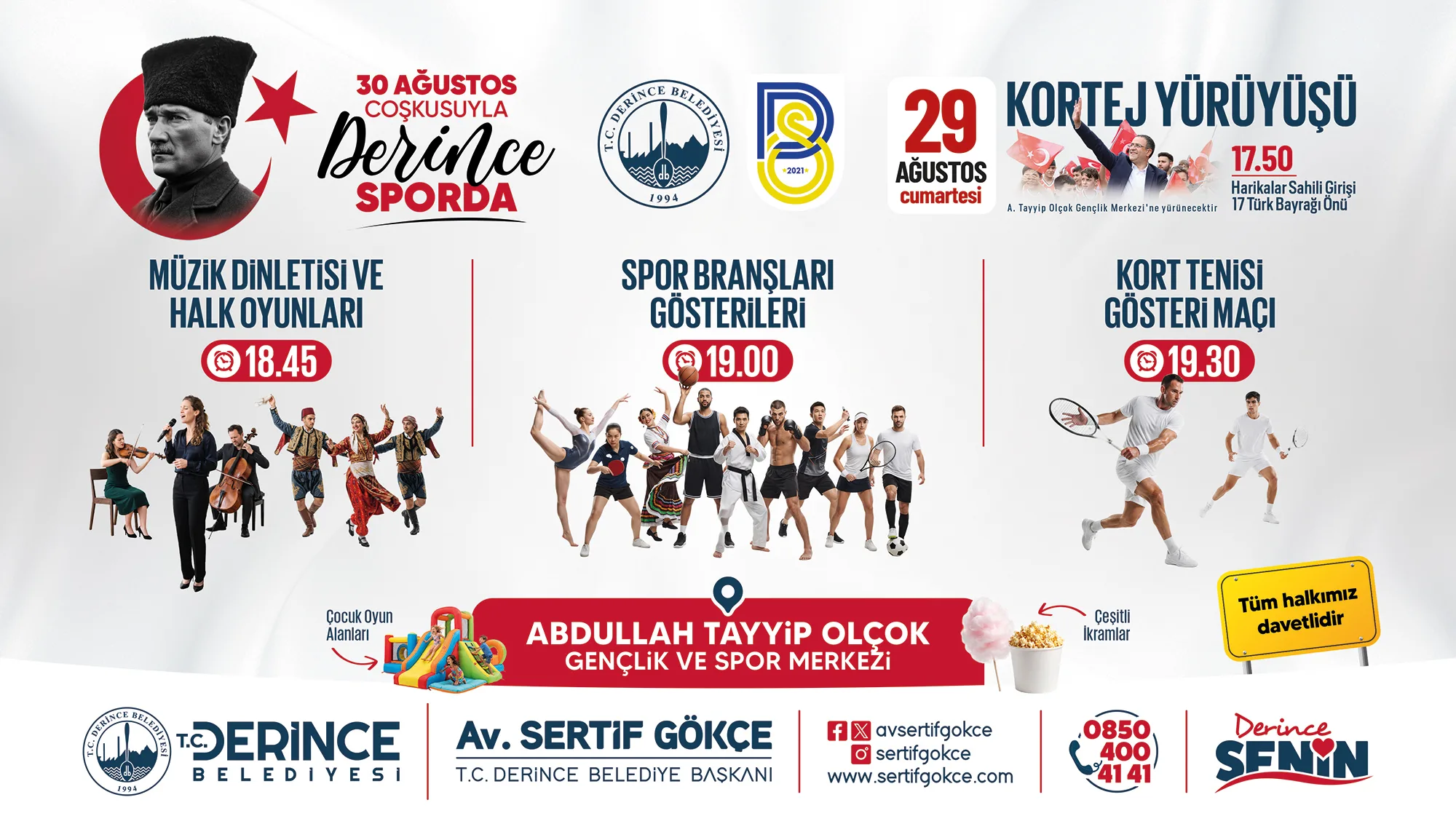 Derince’de 30 Ağustos heyecanı başlıyor!