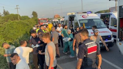 Samsun’un Çarşamba ilçesinden korkutan bir kaza haberi geldi. Samsun-Ordu kara
