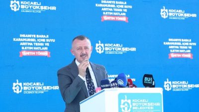 Kocaeli'nde İhsaniye Barajı İçme Suyu Sistemi hizmete açıldı. Karamürsel, Gölcük