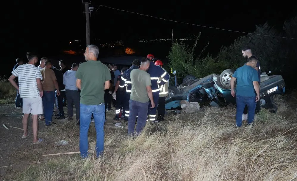 Yürek yakan kaza! Kontrolden çıkan otomobil takla attı