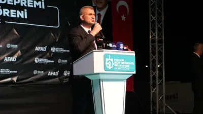 Kocaeli Gölcük’te 17 Ağustos 1999 Marmara Depremi’nin 27. yıl dönümünde