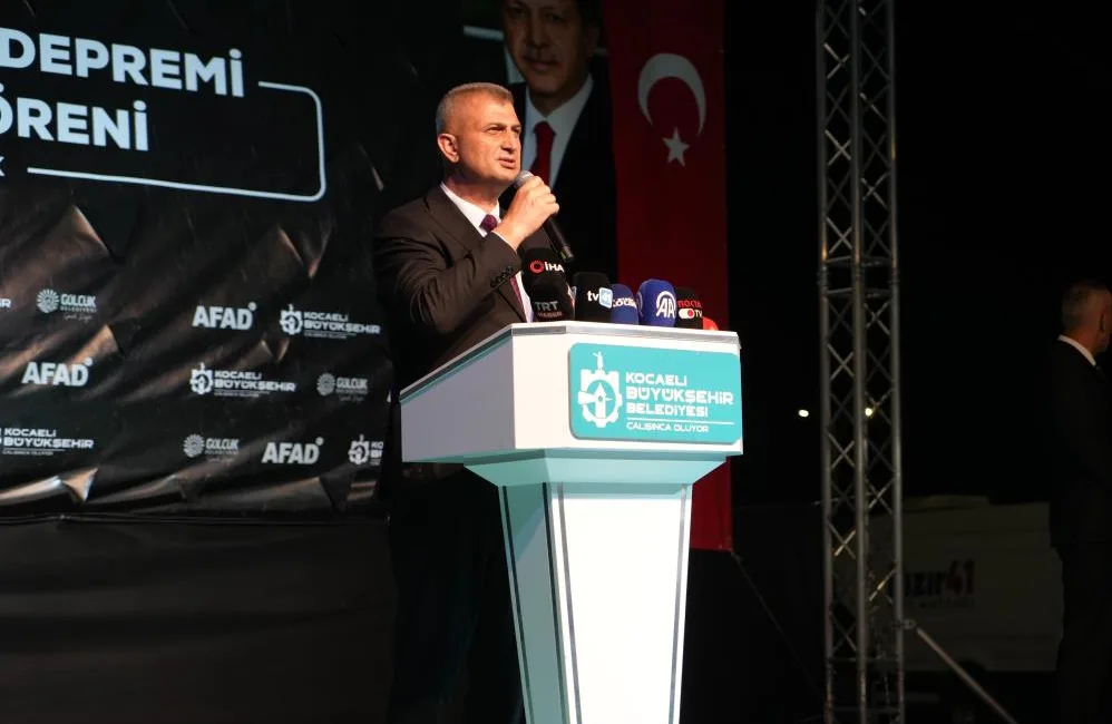 Kocaeli Gölcük’te 17 Ağustos 1999 Marmara Depremi’nin 27. yıl dönümünde