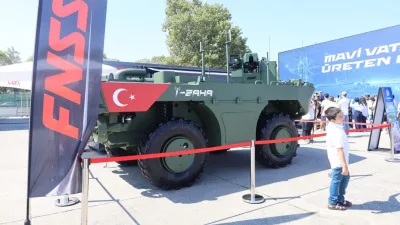FNSS tarafından geliştirilen tamamen yerli ve milli İnsansız Amfibi Araç