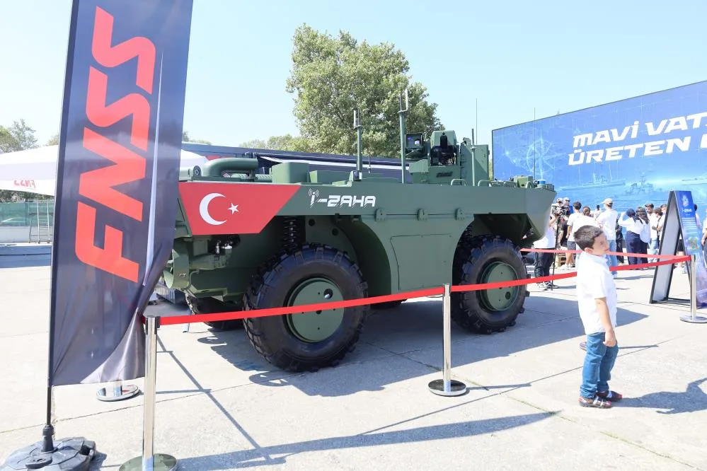FNSS tarafından geliştirilen tamamen yerli ve milli İnsansız Amfibi Araç