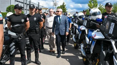 Kocaeli İl Emniyet Müdürlüğünün araç filosuna 40 motosiklet ve 34