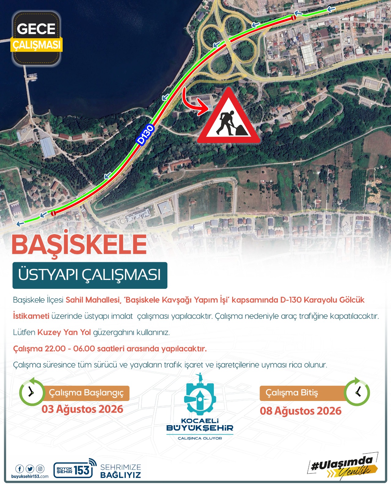 Sürücüler dikkat: D-130 trafiğe kapatıldı!