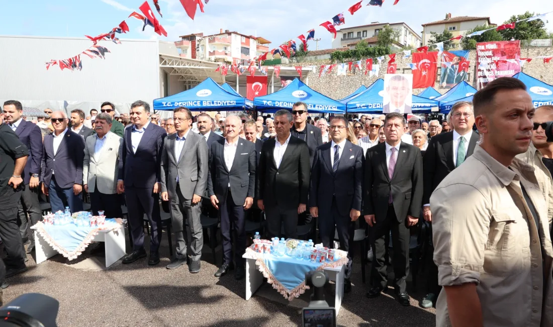 Özgür Özel, Derince’de Çenesuyu’nun yeni idari binası ve üretim yatırımlarının