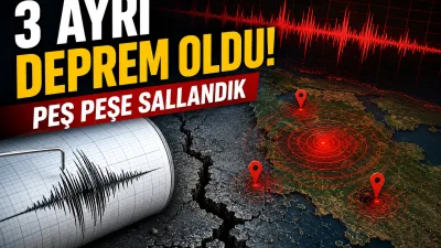 Türkiye'nin farklı bölgelerinde 15 Ağustos sabah saatlerinde peş peşe depremler