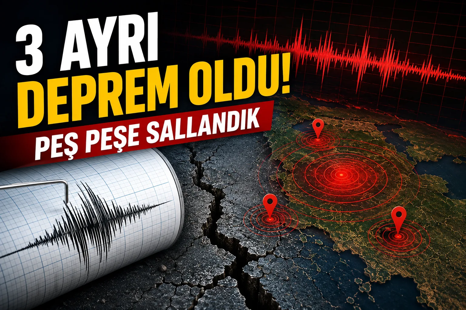 Türkiye'nin farklı bölgelerinde 15 Ağustos sabah saatlerinde peş peşe depremler