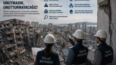 TMMOB İnşaat Mühendisleri Odası, 17 Ağustos Marmara Depremi’nin 27. yılında
