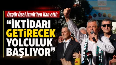 Yeni Parti Genel Başkanı Özgür Özel, İzmit Sabri Yalım Parkı’nda