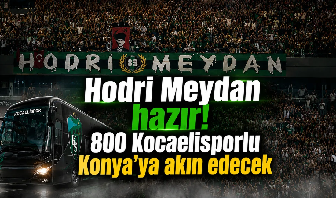 Kocaelispor’un Tümosan Konyaspor deplasmanı öncesi Hodri Meydan hazırlıklarını tamamladı. Yaklaşık