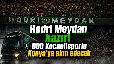 Kocaelispor’un Tümosan Konyaspor deplasmanı öncesi Hodri Meydan hazırlıklarını tamamladı. Yaklaşık