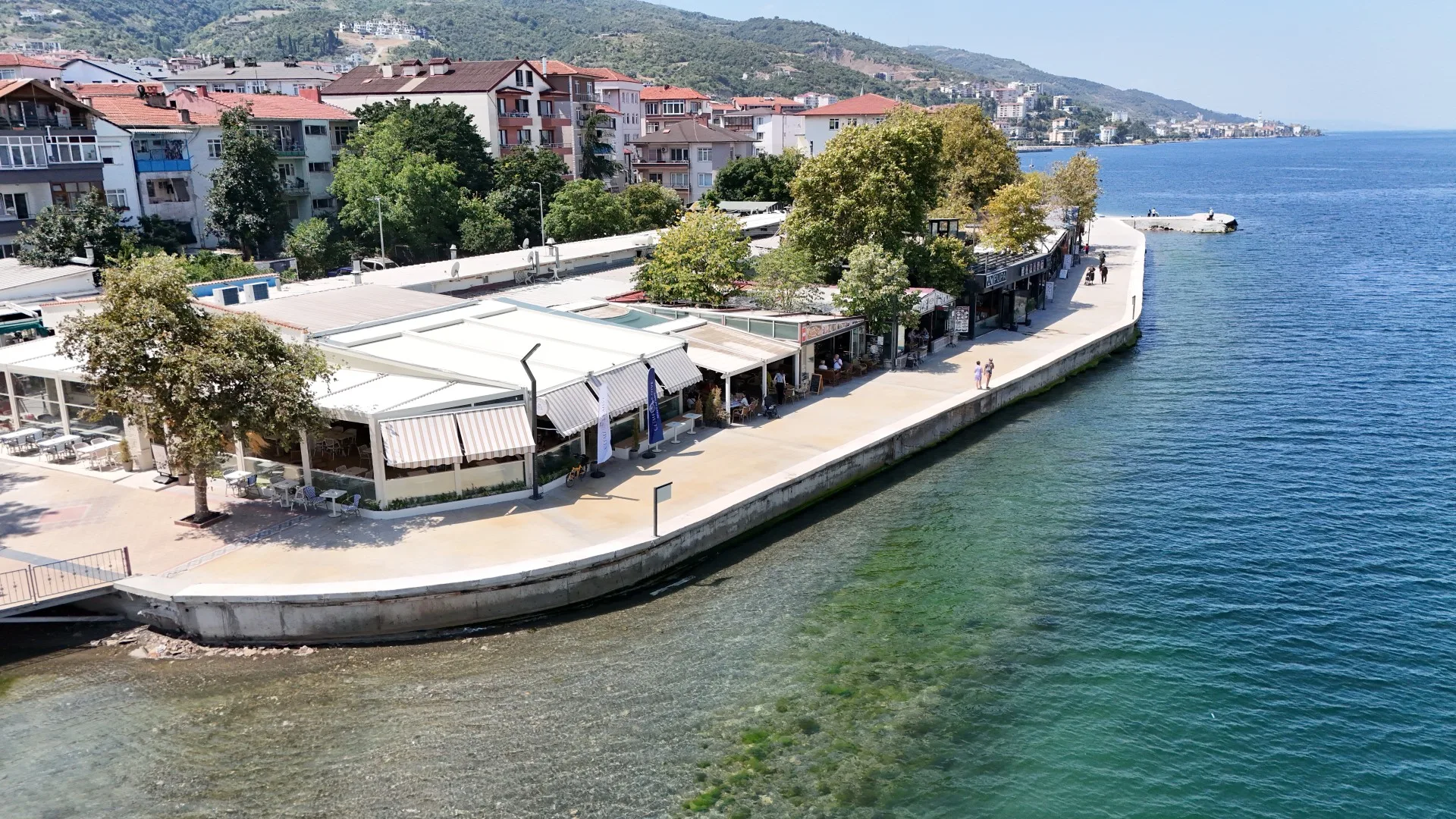 Değirmendere sahili baştan aşağı yenilendi!