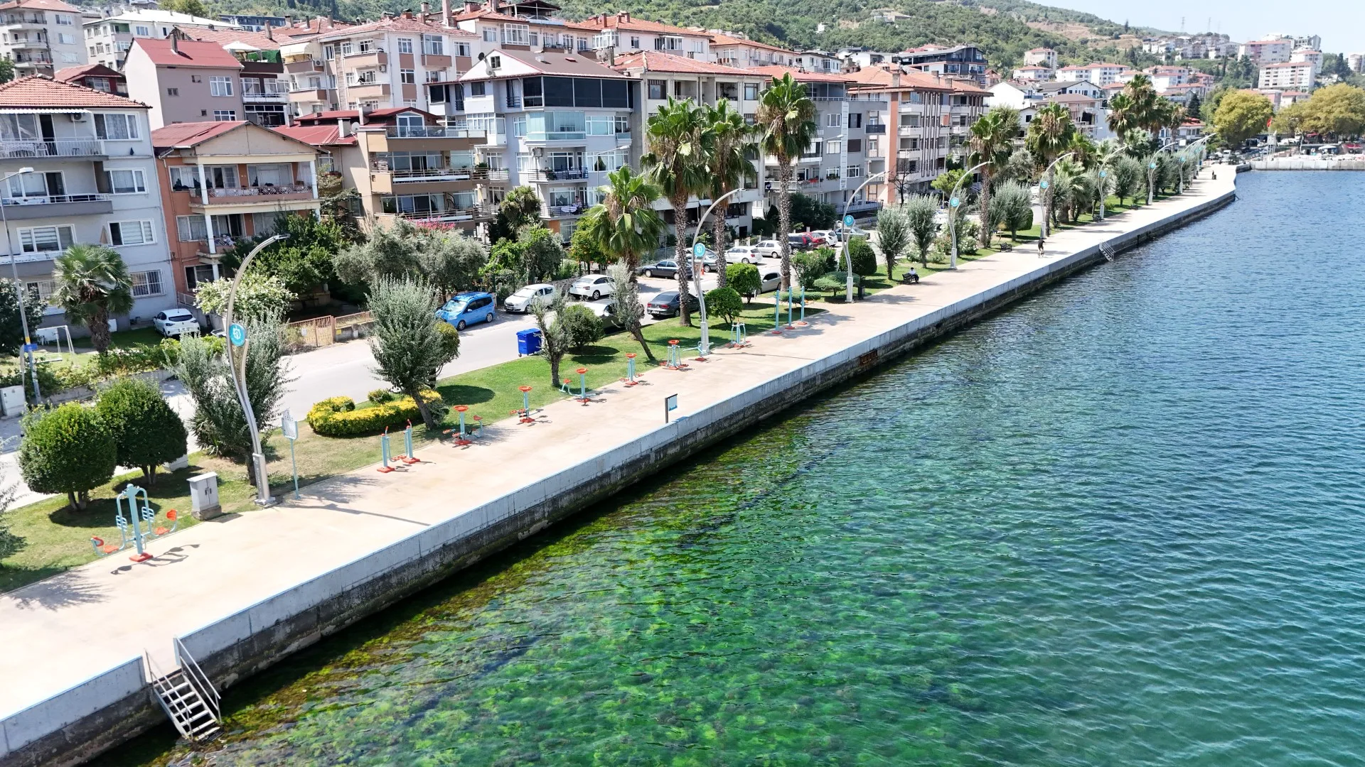 Değirmendere sahili baştan aşağı yenilendi!