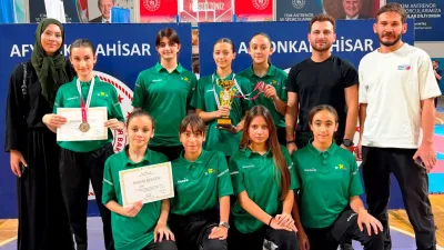 Afyonkarahisar’daki ANALİG Karate Türkiye Şampiyonası’nda Körfezli Elif Ecrin Baharoğlu 45