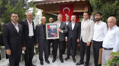 MHP Kocaeli İl Başkanı Enes Emengen, Dilovası’nda şehit ailelerini ziyaret