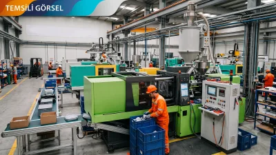 Kocaeli bölgesinde üretim faaliyetlerine yeni başlayan yabancı sermayeli plastik fabrikası,