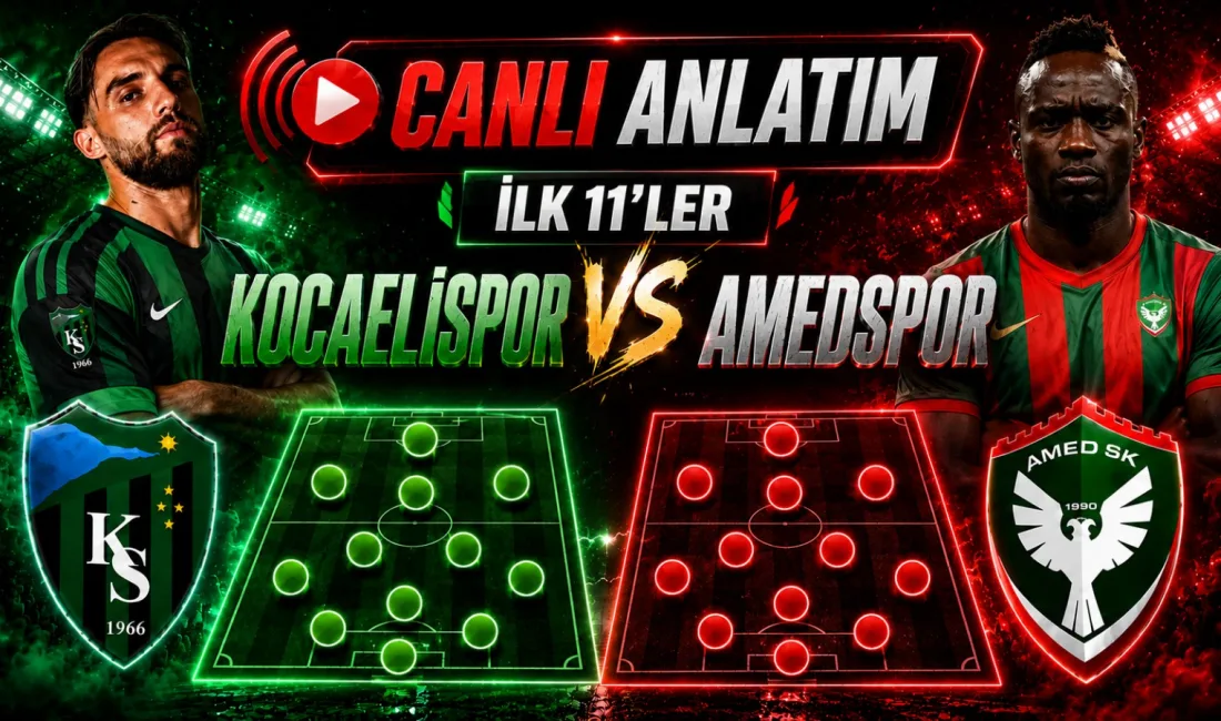 Amed SF’yi konuk edecek olan temsilcimiz, büyük Kocaelispor taraftarının desteğiyle