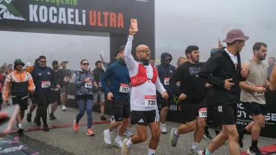 Kocaeli Büyükşehir Belediyesi’nin Kartepe Kuzuyayla’da düzenlediği Ultra Trail yarışmasında 50