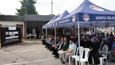 Körfez’de 17 Ağustos 1999 Marmara Depremi’nin 27. yılında deprem şehitleri