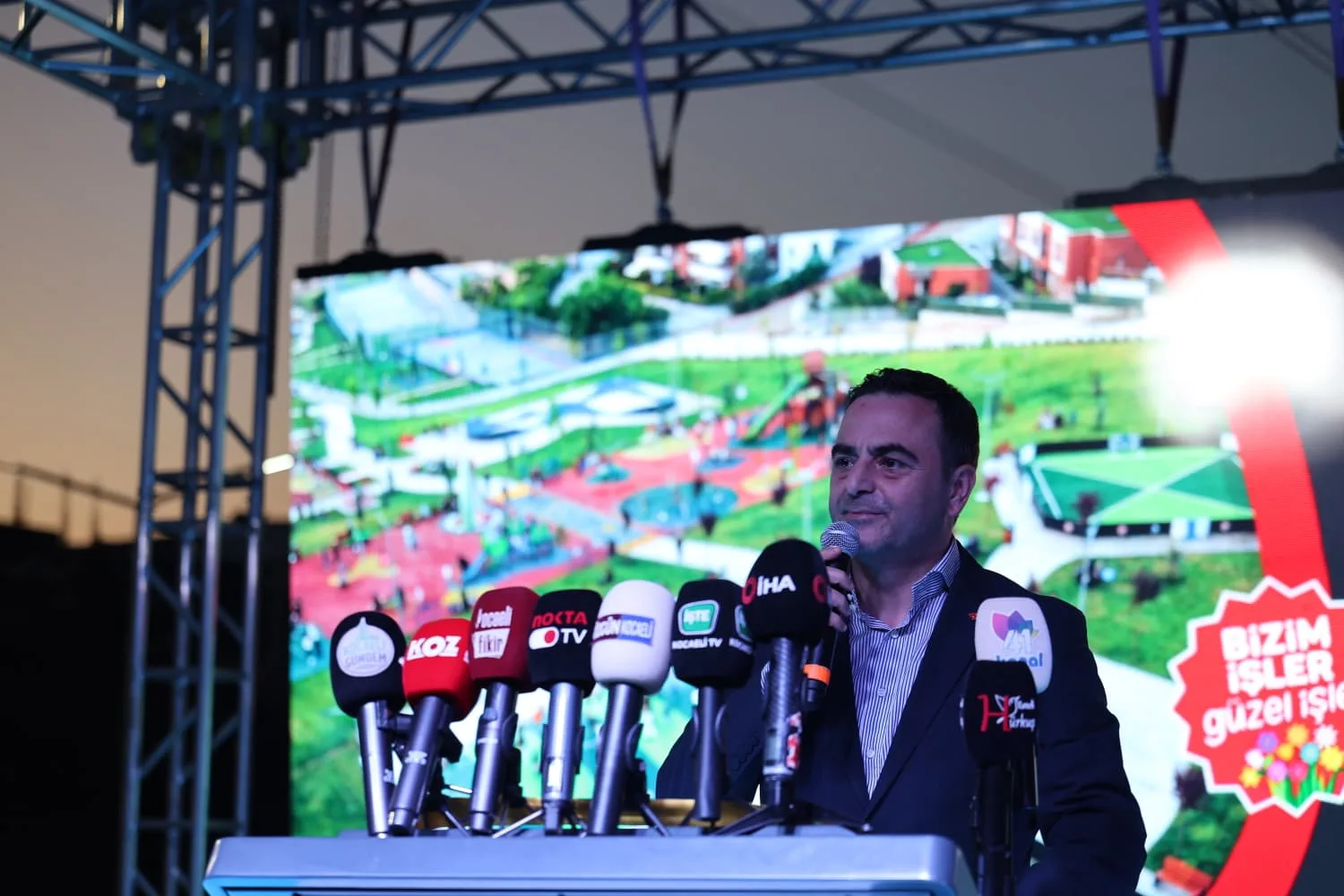 Başiskele Belediyesi tarafından Yeşilyurt Mahallesi’nde 63 bin metrekarelik alan üzerine