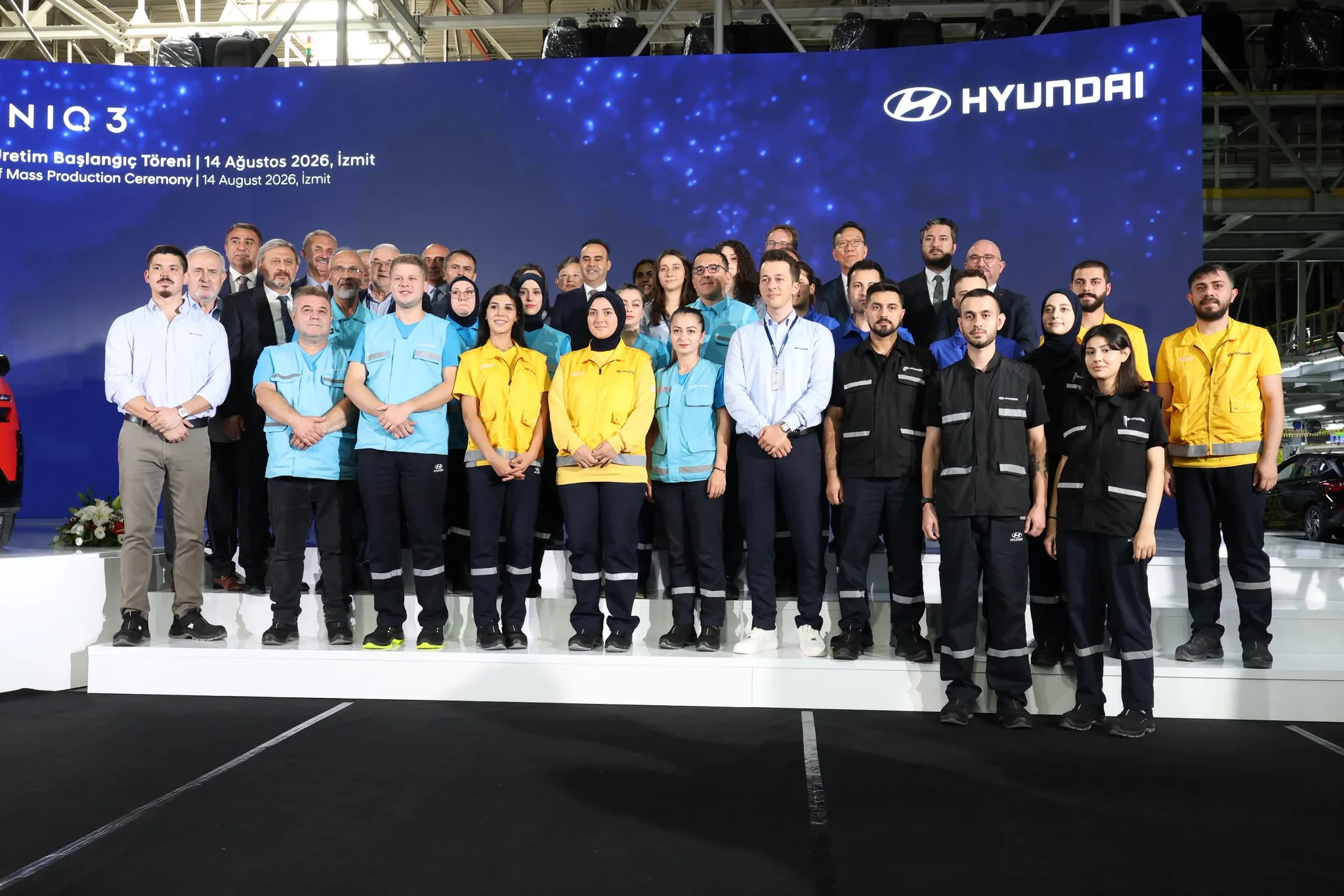 Bakan Kacır Kocaeli'den duyurdu: Hyundai IONIQ 3 seri üretimi resmen başladı