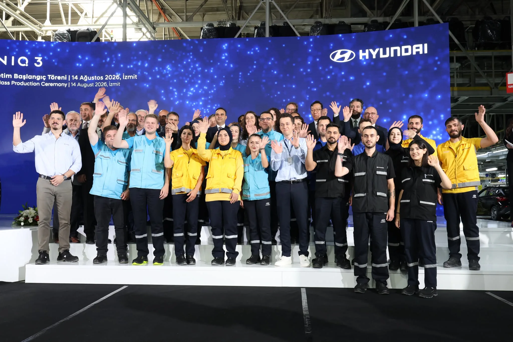 Bakan Kacır Kocaeli'den duyurdu: Hyundai IONIQ 3 seri üretimi resmen başladı
