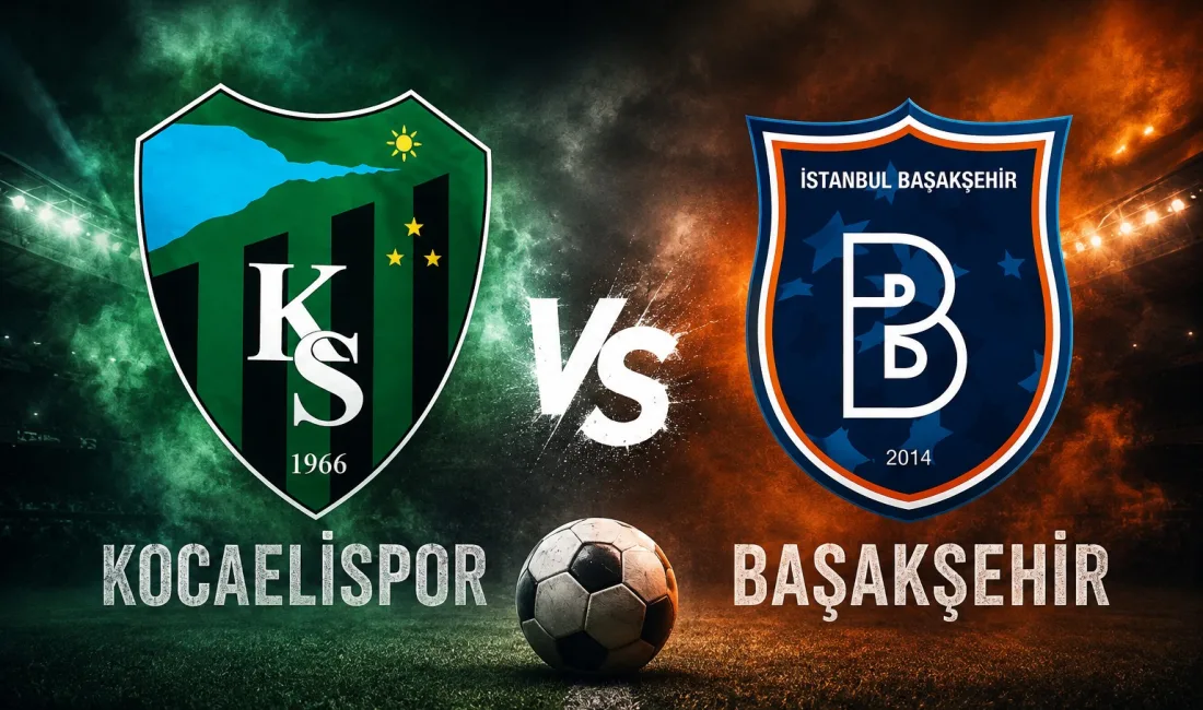  Kocaelispor’un Başakşehir deplasmanında sahaya çıkacağı ilk 11 belli oldu.