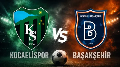  Kocaelispor’un Başakşehir deplasmanında sahaya çıkacağı ilk 11 belli oldu.