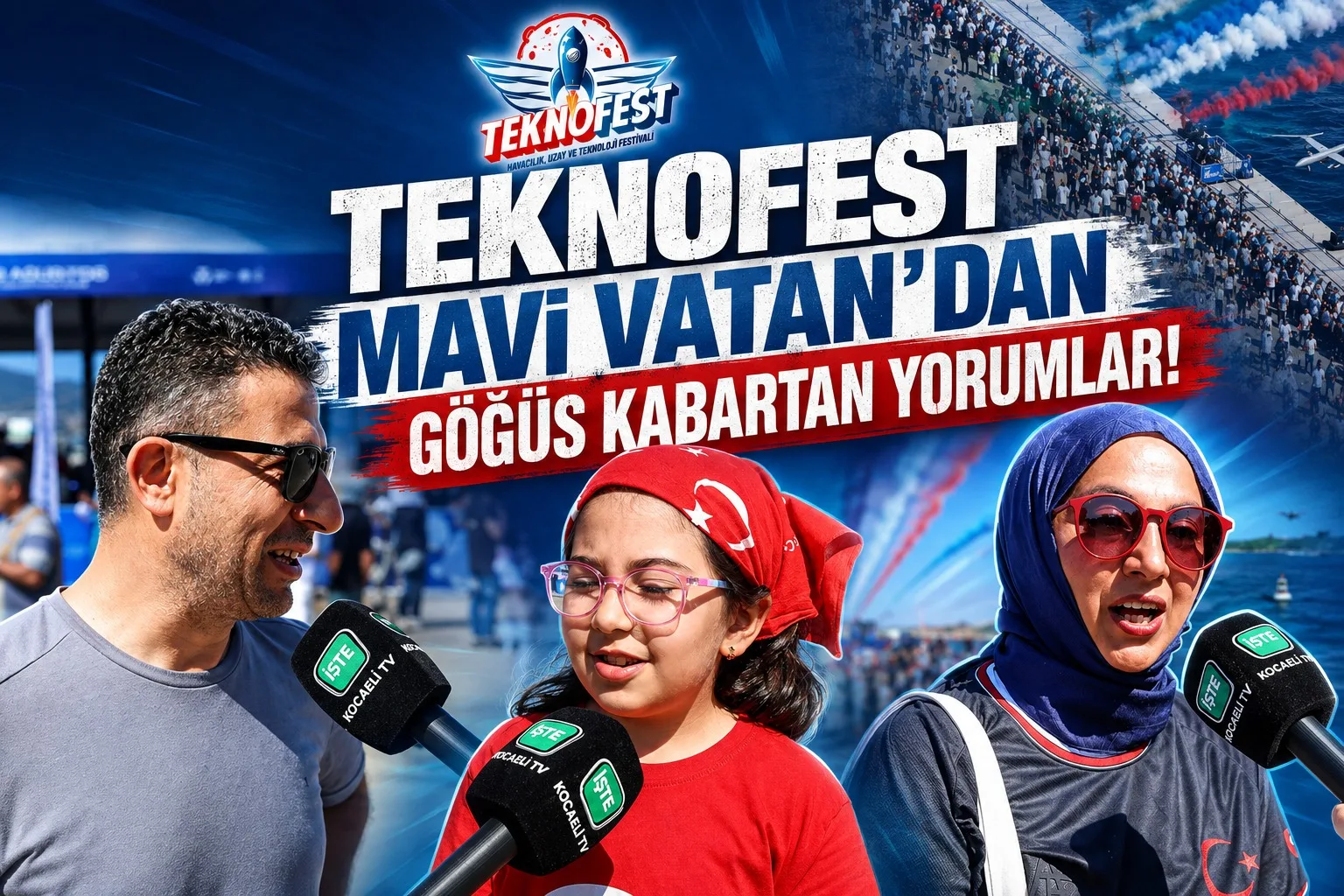 Milli Teknoloji Hamlesi coşkusu bu kez Kocaeli’ye taşındı. TEKNOFEST Mavi