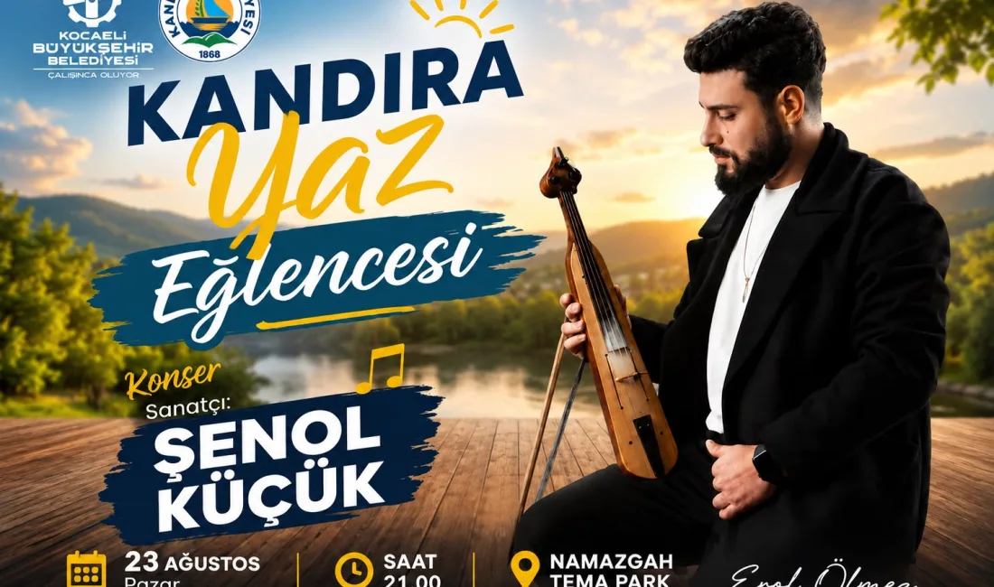 Kandıra Yaz Eğlencesi 23 Ağustos Pazar günü Namazgah Tema Park’ta