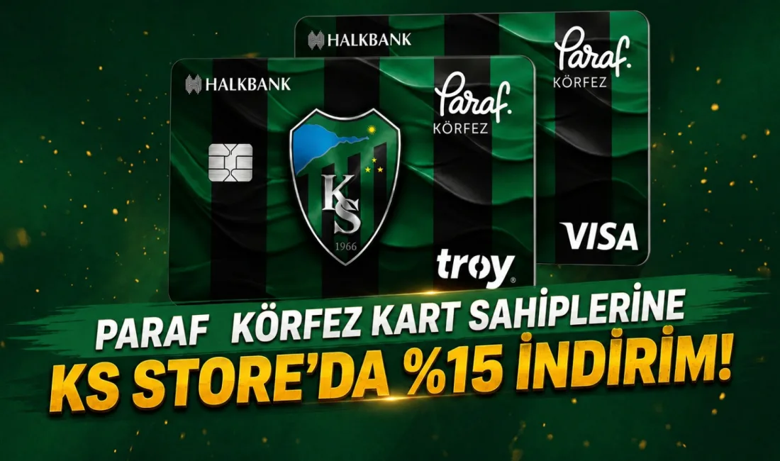 Kocaelispor taraftarlarına özel ayrıcalıklar sunan Paraf Körfez kredi kartı, yeni