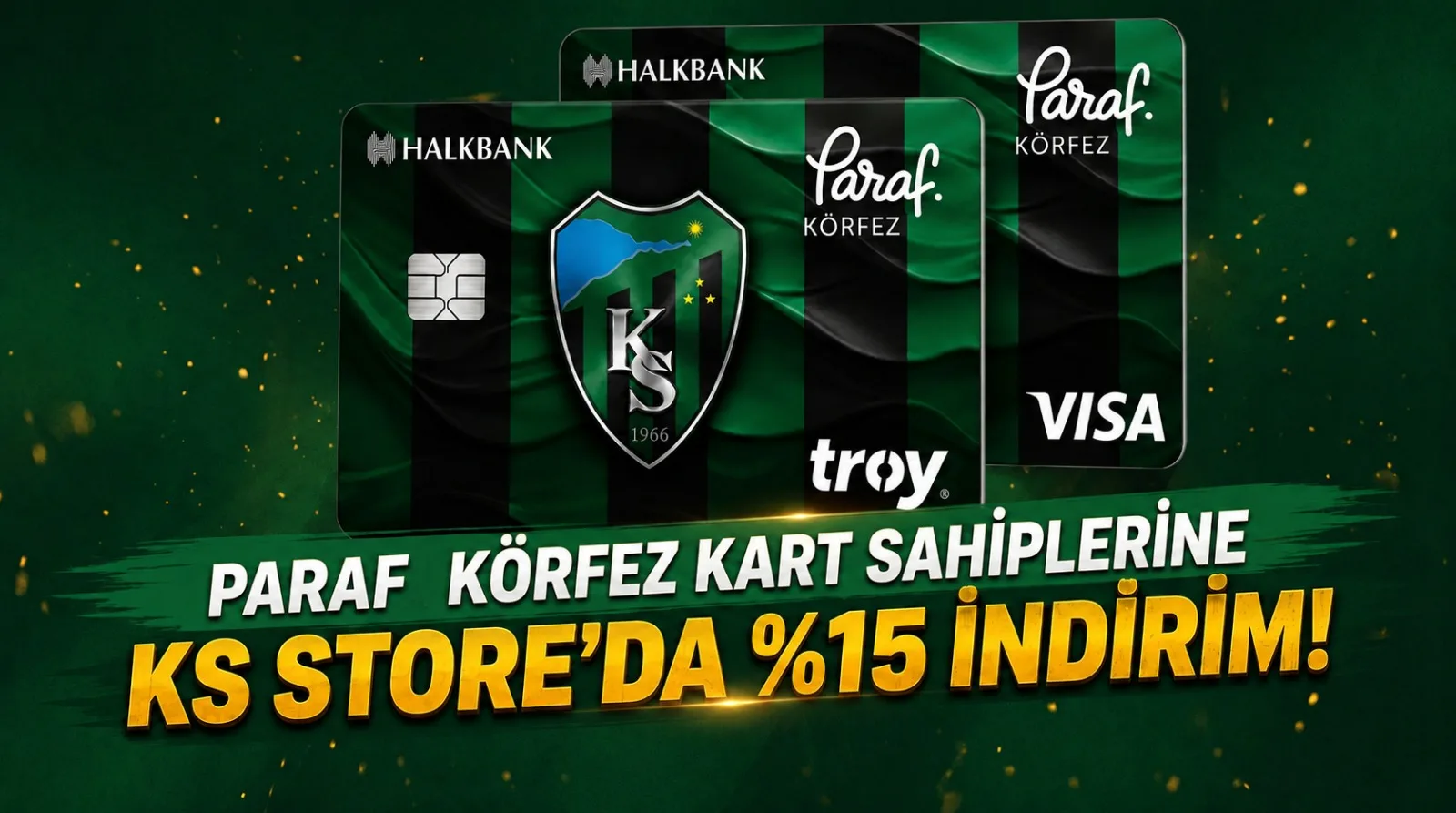 Kocaelispor taraftarlarına özel ayrıcalıklar sunan Paraf Körfez kredi kartı, yeni