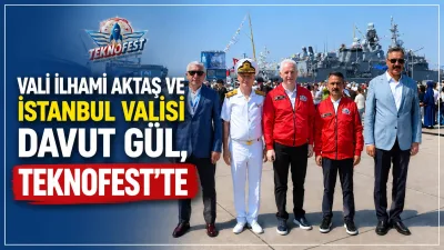 Kocaeli Valisi İlhami Aktaş ve İstanbul Valisi Davut Gül, Gölcük