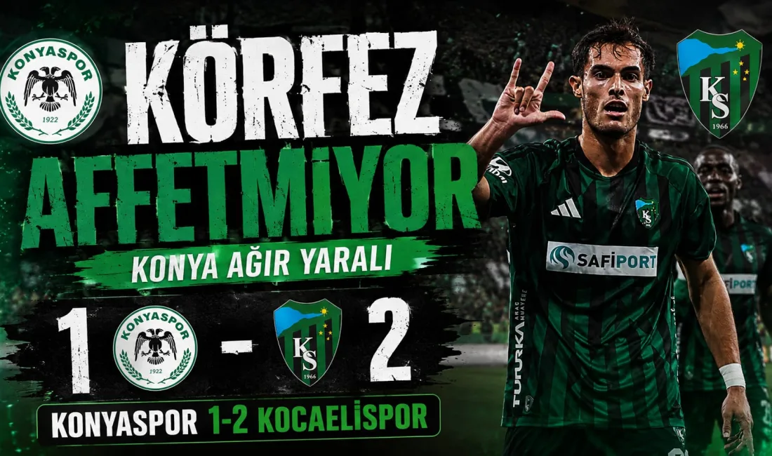 Süper Lig’in 3. haftasında Kocaelispor, deplasmanda Tümosan Konyaspor’u 2-1 mağlup