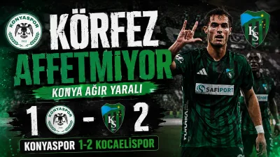 Süper Lig’in 3. haftasında Kocaelispor, deplasmanda Tümosan Konyaspor’u 2-1 mağlup