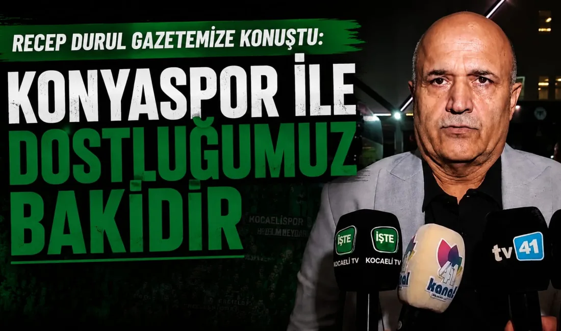 Kocaelispor Başkanı Recep Durul, Konyaspor galibiyeti sonrası gazetemize konuştu. Durul,