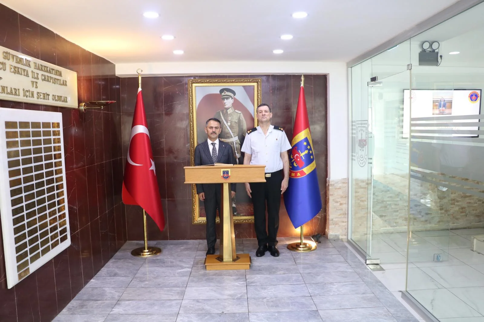 Vali Aktaş’tan Kocaeli’nin yeni Jandarma Komutanı Şevket Avcı’ya ziyaret