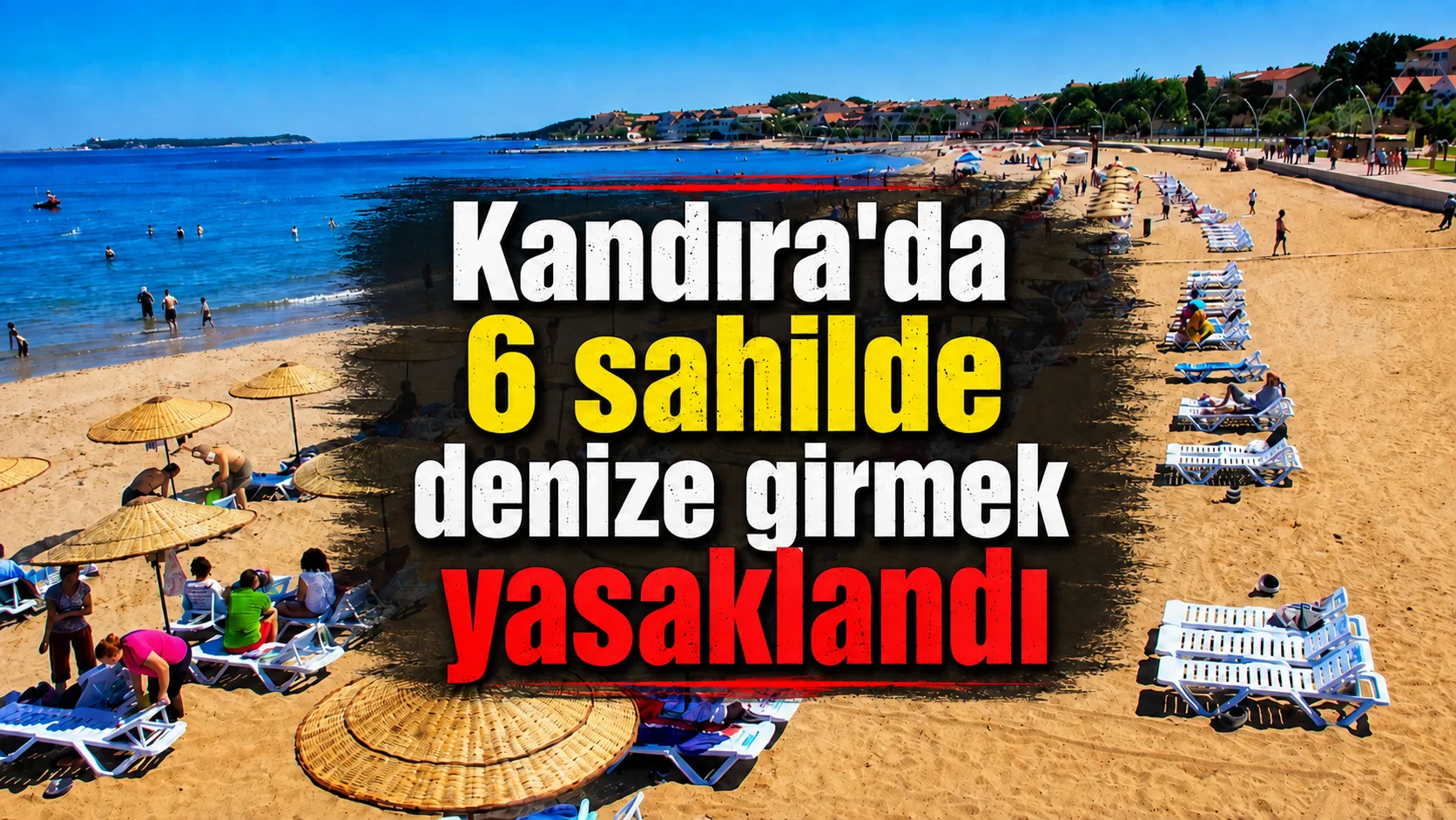 Kandıra Kaymakamlığı, Karadeniz kıyılarında etkisini artıran olumsuz hava ve deniz