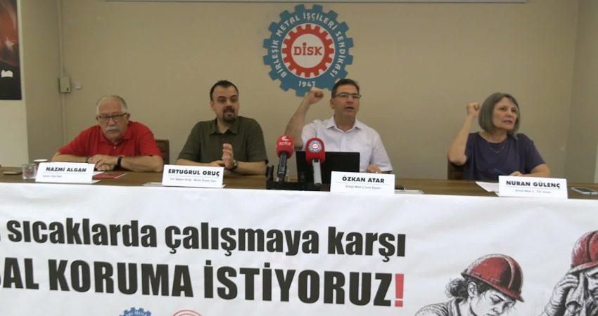 Birleşik Metal-İş Sendikası ile Türk Tabipleri Birliği (TTB), yaz aylarında
