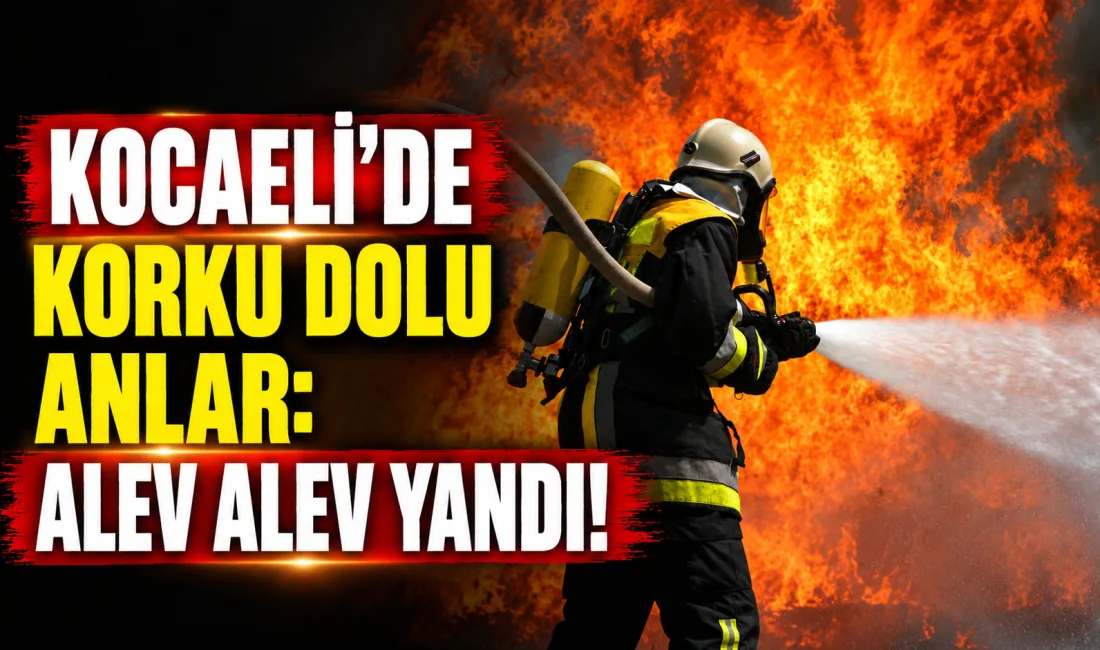 Karamürsel Yolu güzergahında ilerleyen tehlikeli madde yüklü tırda, henüz belirlenemeyen