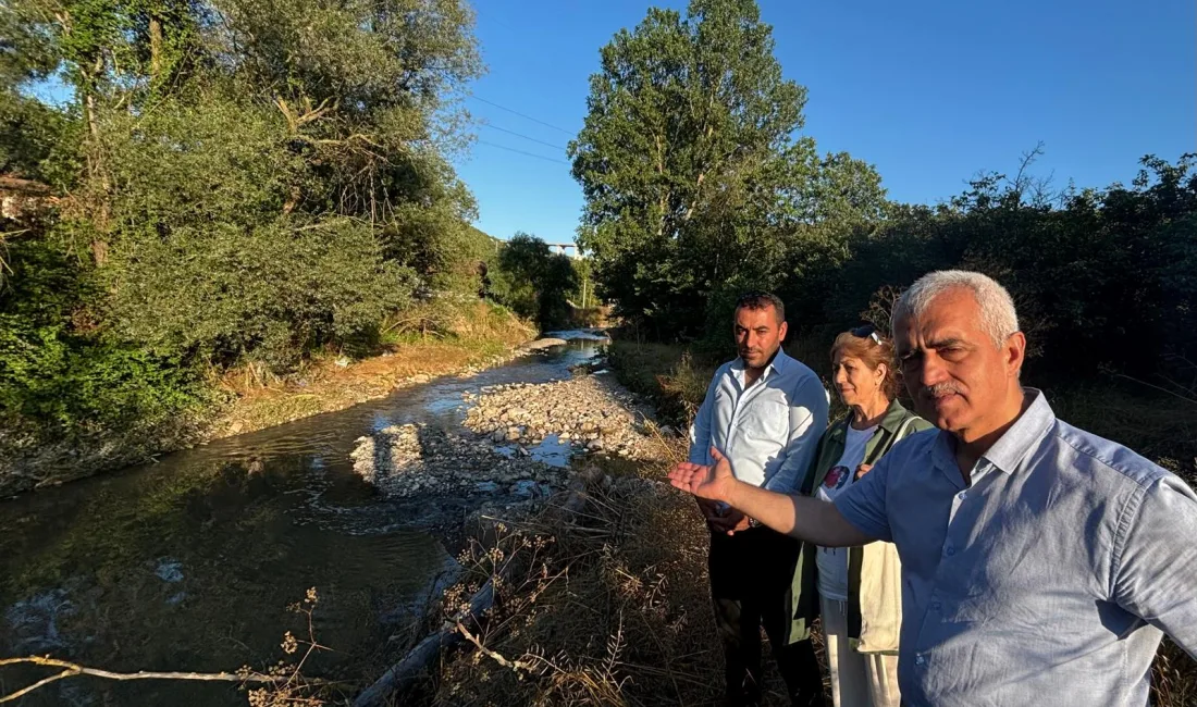 Gebze Tavşanlı’daki Kocagöl Deresi’nde kimyasal kirlilik iddiası gündemde. Ömer Faruk