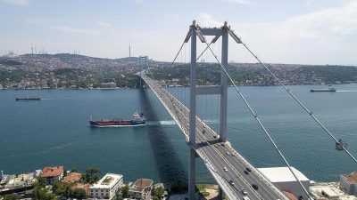 15 Temmuz Şehitler Köprüsü'nde "Asırlık Gece" belgesel dizi çekimleri nedeniyle
