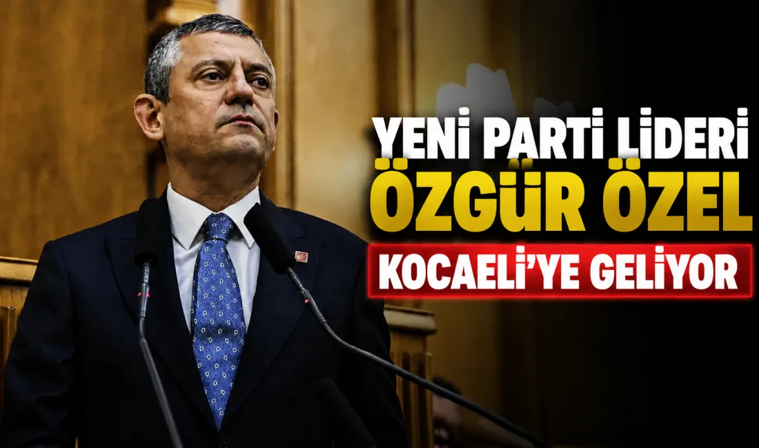 Yeni Parti Kocaeli İl Başkanı Erdem Arcan, Genel Başkan Özgür