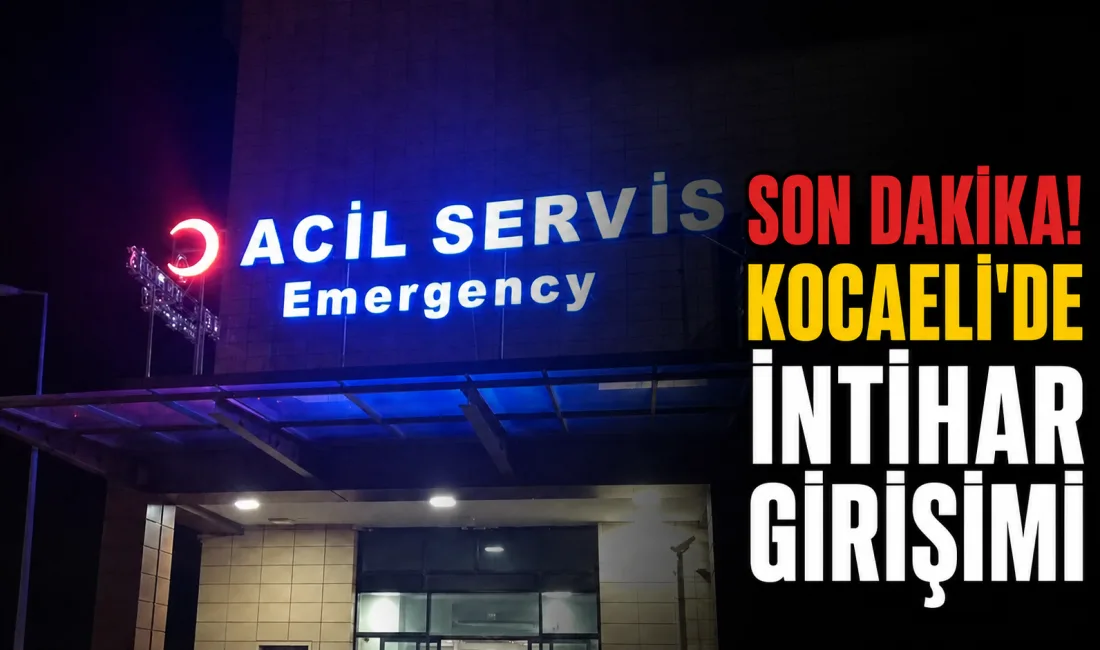 Kocaeli’nin Başiskele ilçesinde bir erkek şahıs, henüz belirlenemeyen bir nedenle