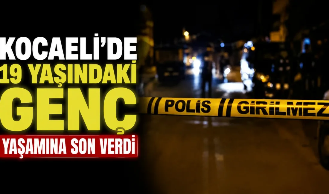 Kocaeli’nin Gölcük ilçesinde meydana gelen üzücü olayda, yaşamına son verme