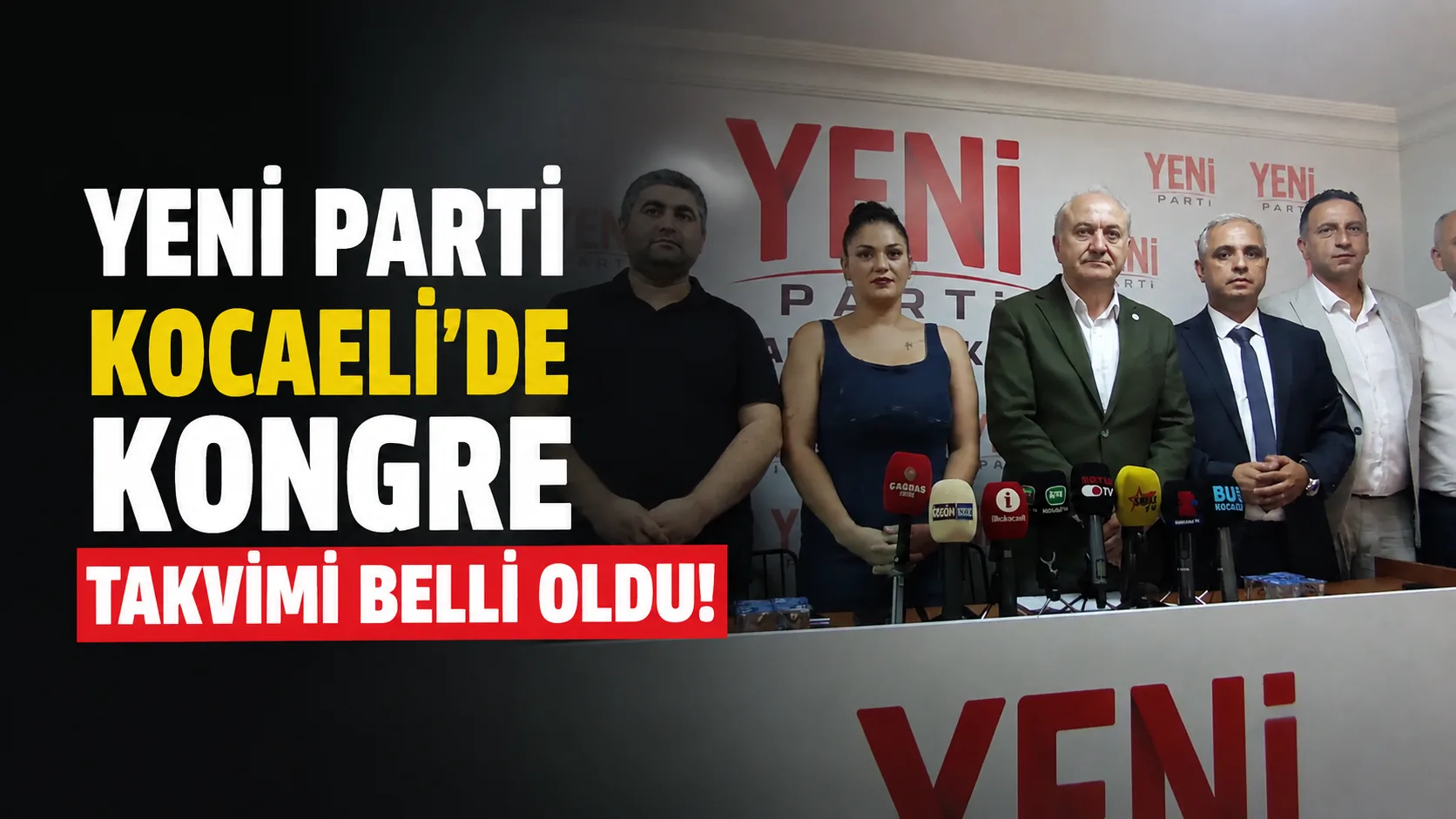 Yeni Parti Kocaeli İl Başkanı Erdem Arcan, düzenlediği basın toplantısında