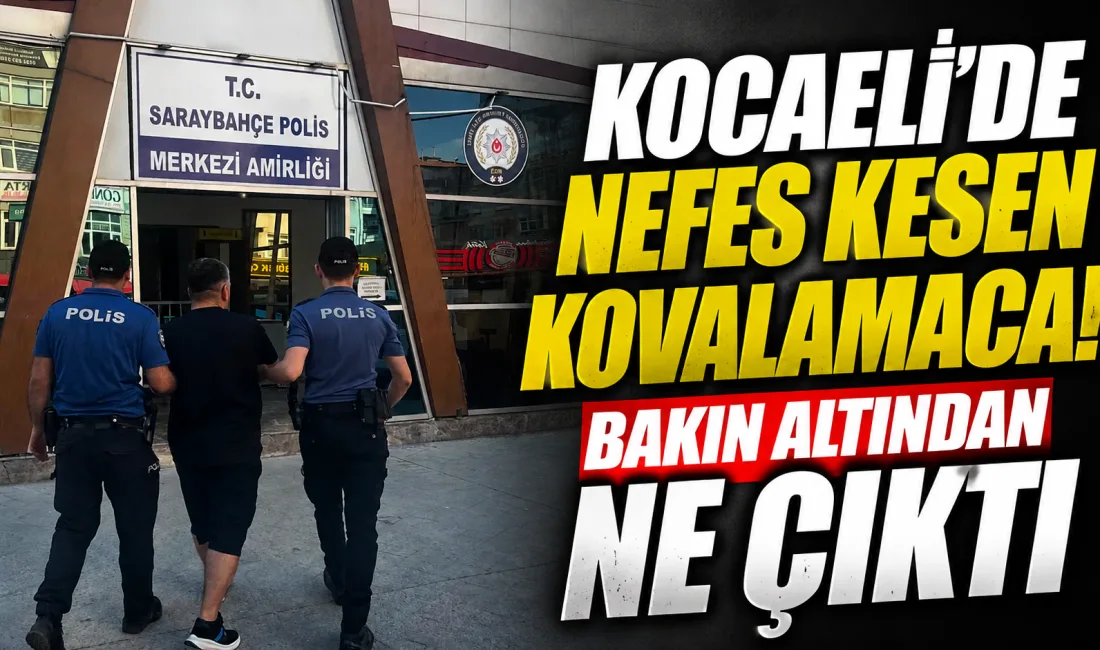 Kocaeli'nin İzmit ilçesinde polisi görünce kaçan şahsın 4 yıl 2