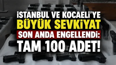 Sakarya’da polis ekiplerince düzenlenen operasyonda, Konya’dan Kocaeli ve İstanbul’a silah